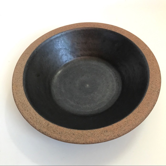 Handmade Pair of Glazed Black Ceramic Small Bowls - Picture 5 of 8